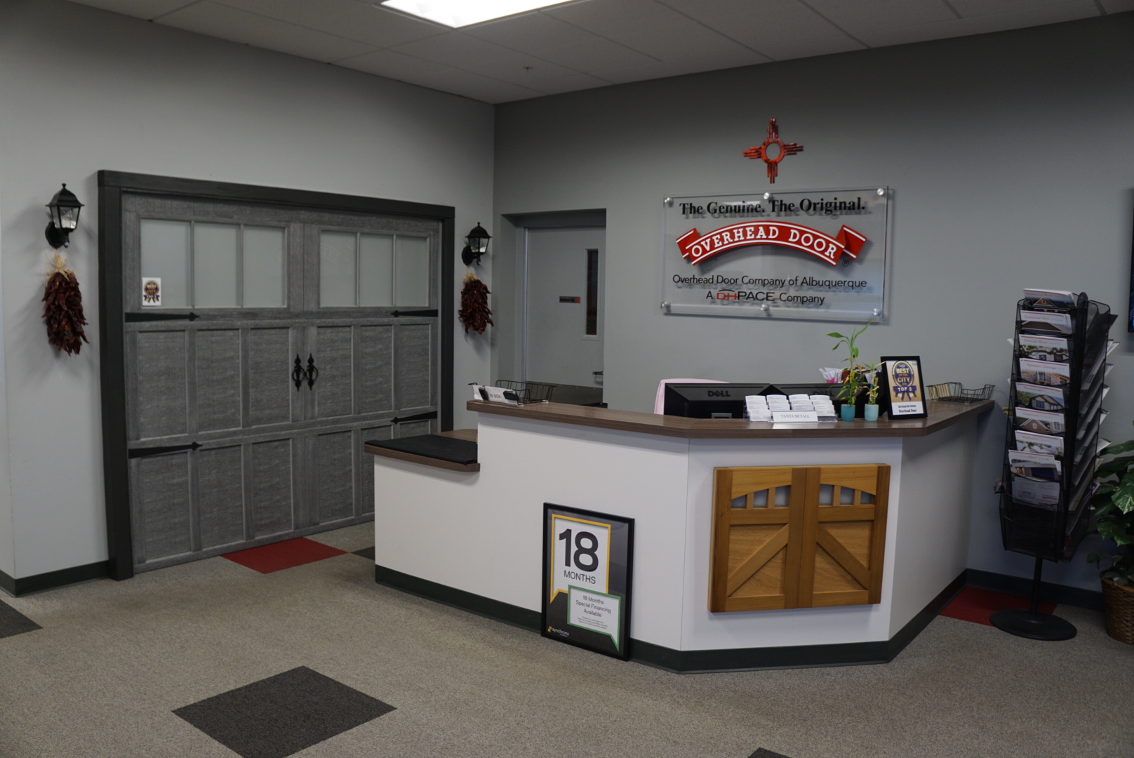 Garage Door Showrooms Overhead Door Company of Albuquerque™